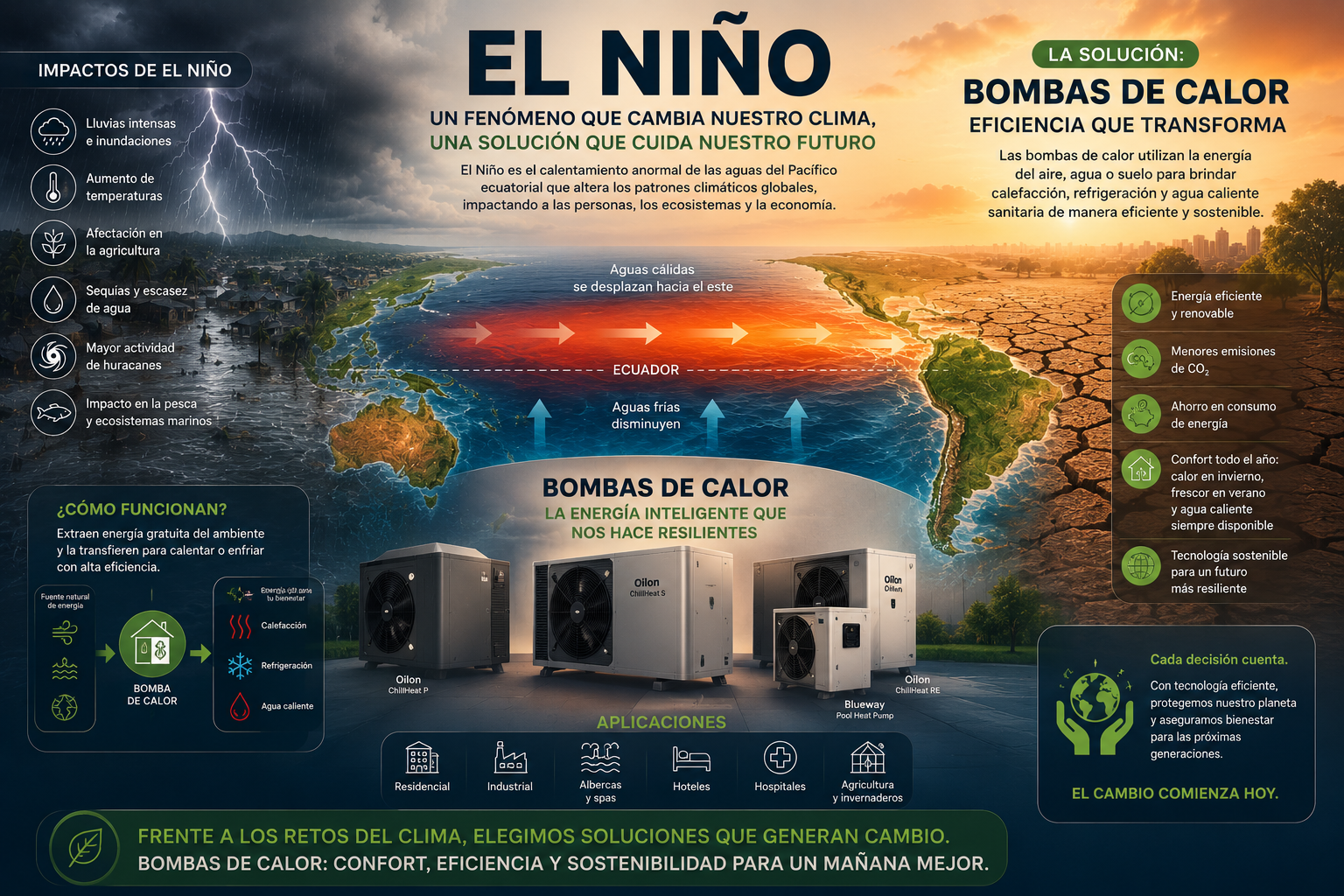 El Niño y el estrés térmico en las líneas de producción