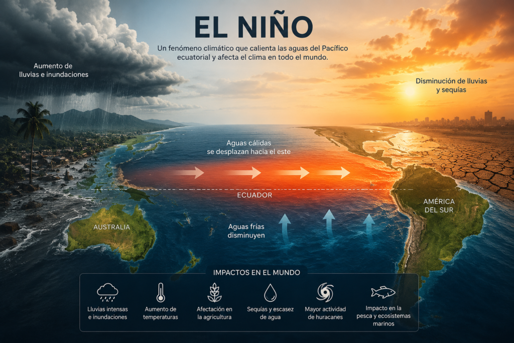 El Niño y la energía solar sostenible