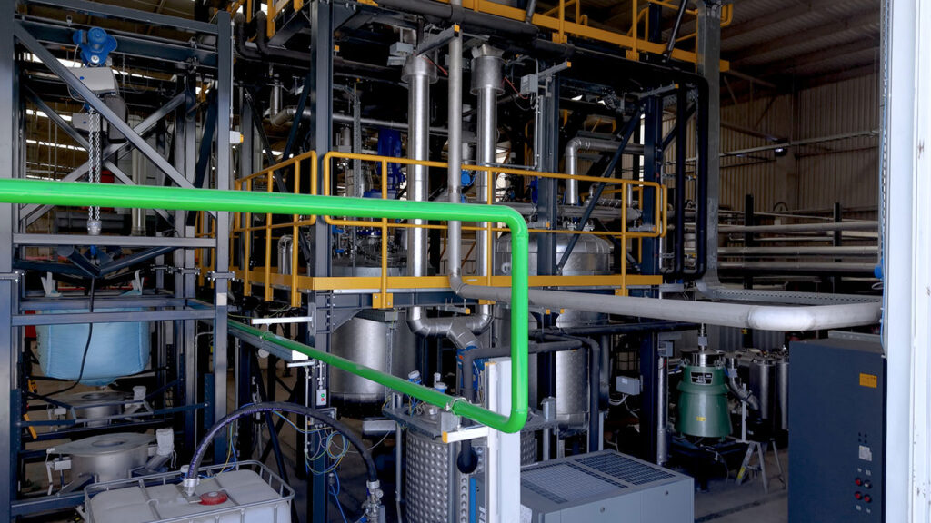 reactor de reciclaje